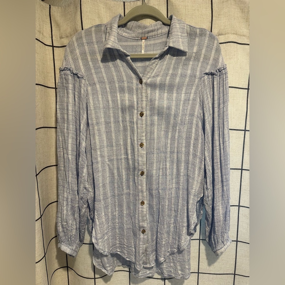 Free people button up shirt